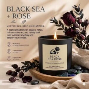 Black Sea Rose: Candle 8oz