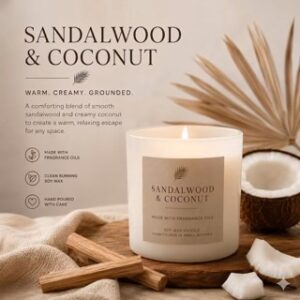 Santal + Coconut: Candle 8oz